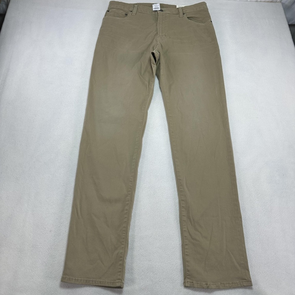 American Eagle Outfitters Pants Mens 34x34 Beige Extreme Flex Slim Straight